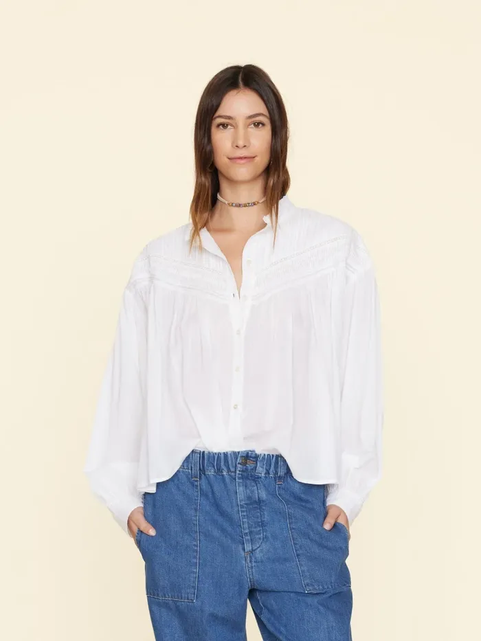 Shirts Women XRENA White Clara Shirt Shirts Women XRENA White Clara Shirt