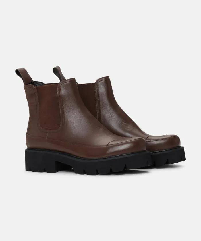 Shoes Ilse Jacobsen Boots Ankle Boots 8211 Dark Cognac