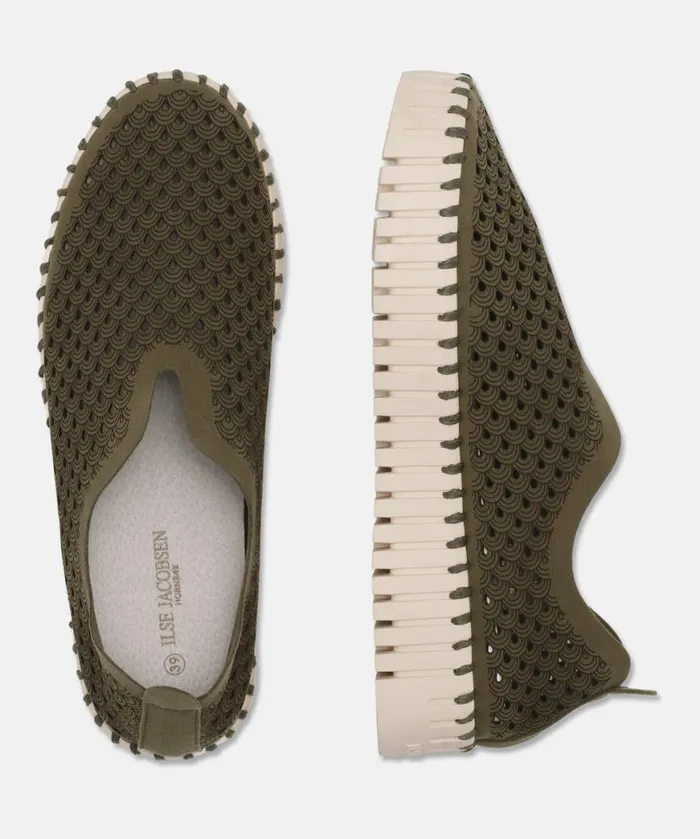 Shoes Ilse Jacobsen Tulip Flats Flats 8211 Deep Olive Shoes Ilse Jacobsen Tulip Flats Flats 8211 Deep Olive