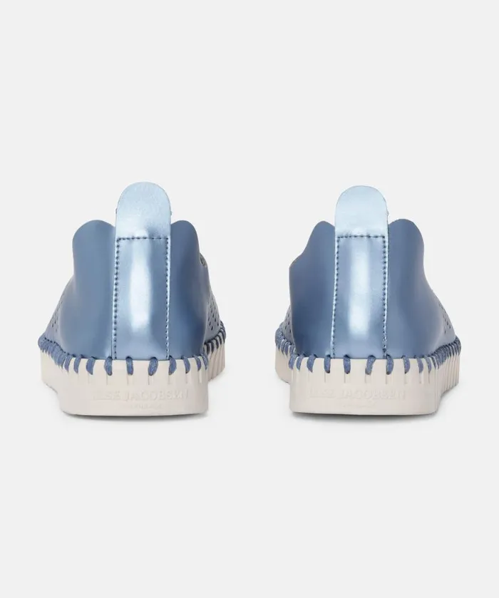 Shoes Ilse Jacobsen Tulip Flats Flats 8211 Metallic Blue Shoes Ilse Jacobsen Tulip Flats Flats 8211 Metallic Blue
