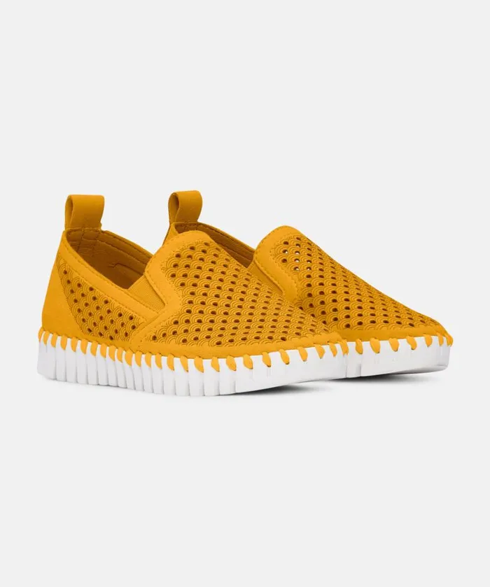 Shoes Ilse Jacobsen Tulip Flats Flats For Kids 8211 Golden Rod