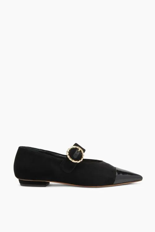 Shoes Women Ulla Johnson Kiki Flat Noir
