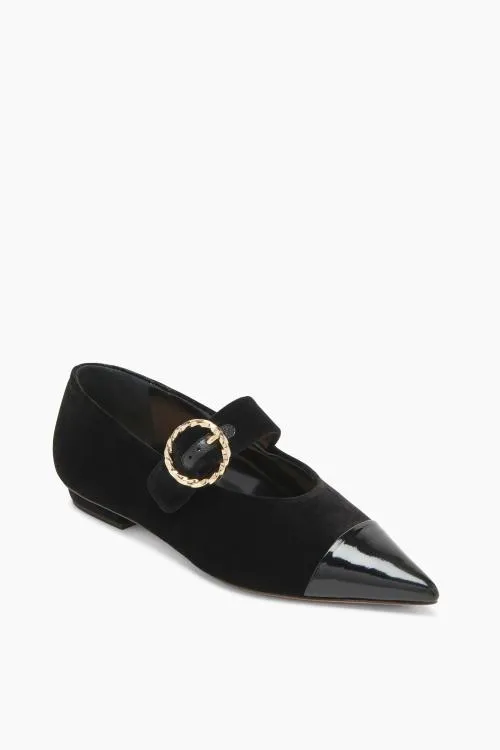 Shoes Women Ulla Johnson Kiki Flat Noir