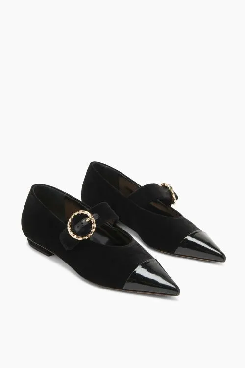 Shoes Women Ulla Johnson Kiki Flat Noir