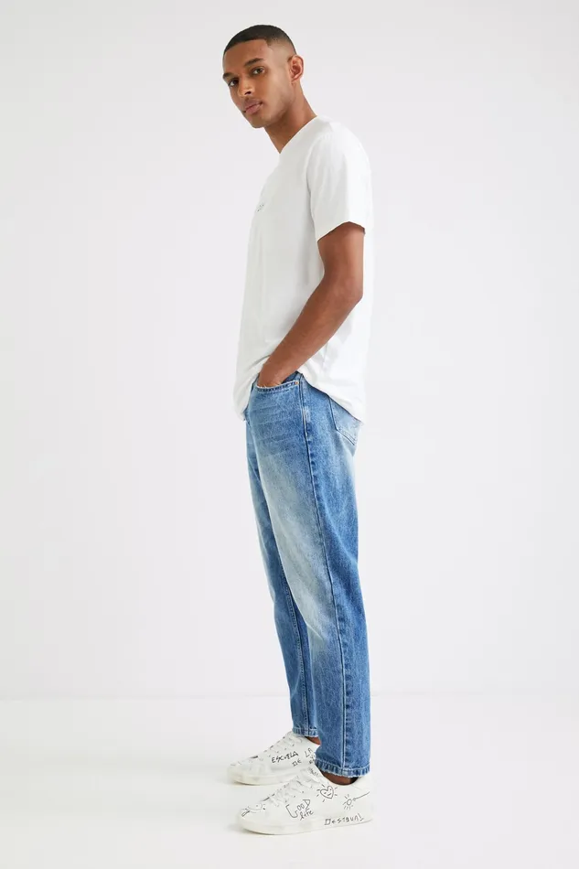 Shortsleeve Desigual Logo Tshirt Mens Desigual Tshirt and Polos