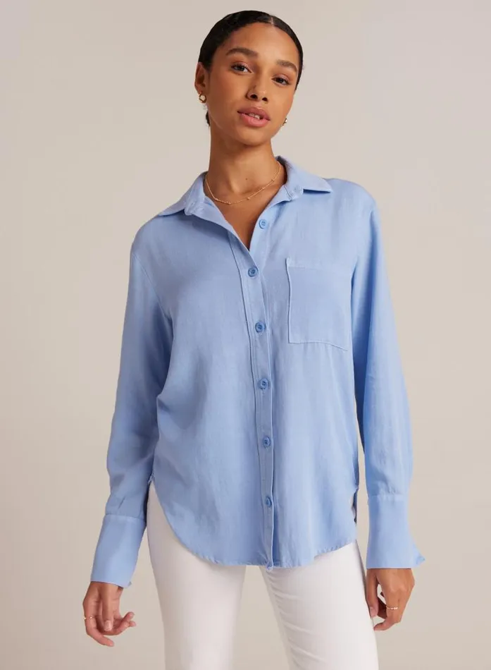 Single Pocket Shirt 8211 Fresh Sky Women Bella Dahl Button Down