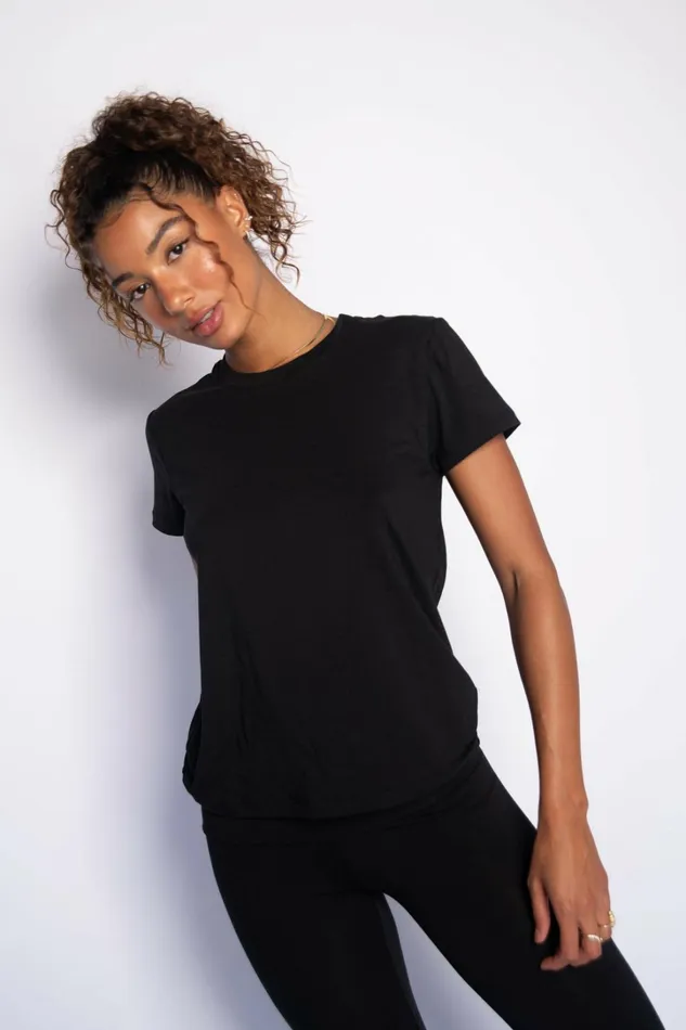 Skatie Basics Bestie Tee Jersey Black 8211 Women