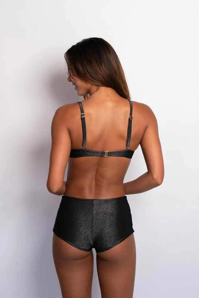 Skatie Bottoms Bardot Bottom Black Sparkle 8211 Women