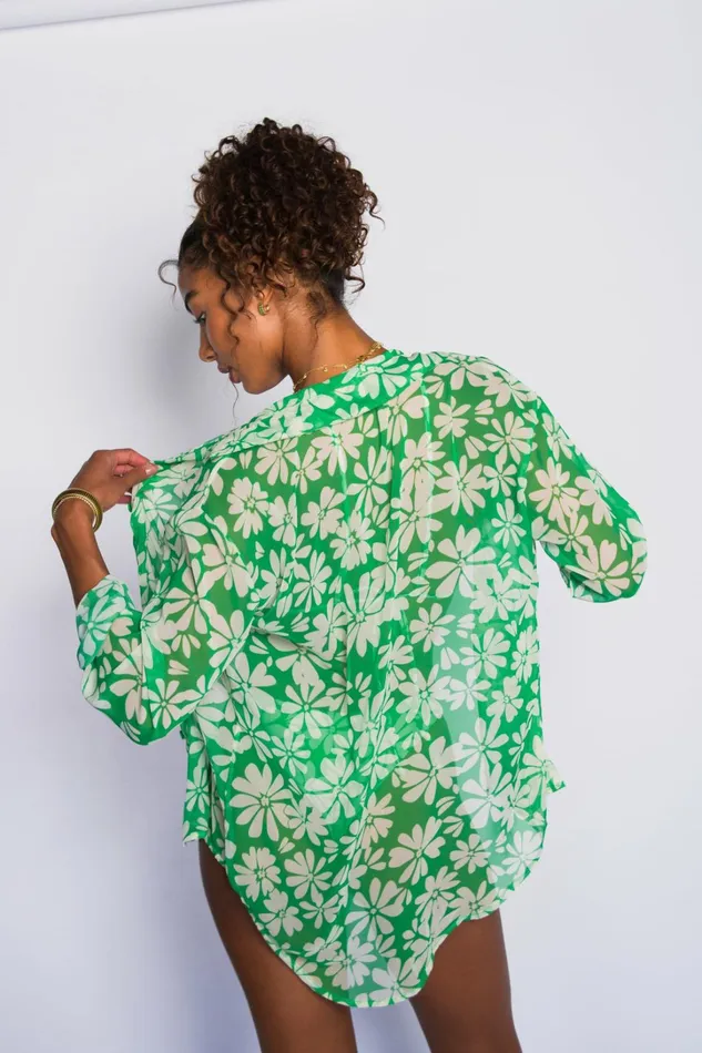 Skatie CoverUps Phoenix Button Down Chiffon Georgia 8211 Women