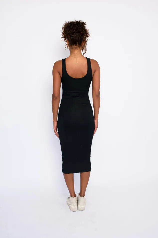 Skatie Dresses Alex Dress Ribbed Black 8211 Women