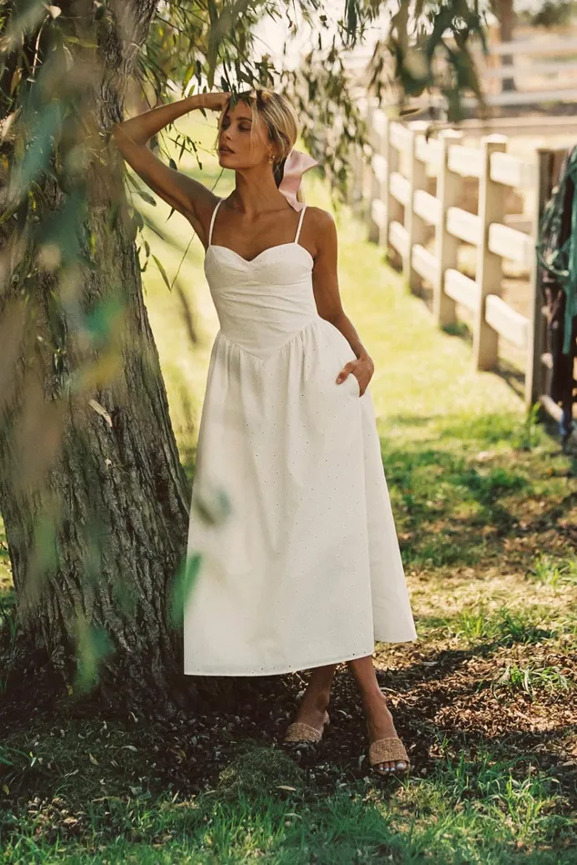 Skatie Dresses Aurora Dress White Eyelet 8211 Women