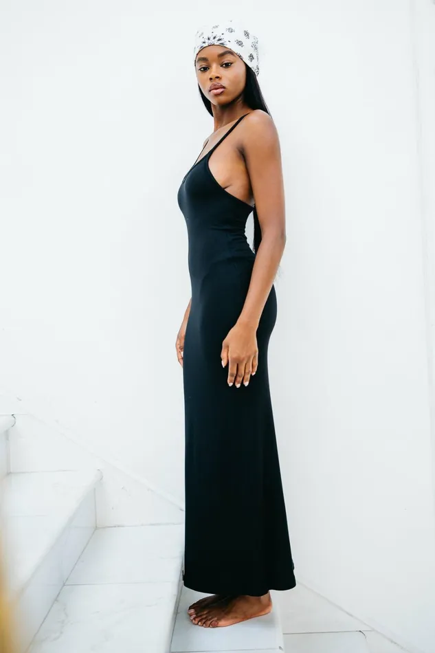 Skatie Dresses Jennifer Dress Ribbed Black 8211 Women