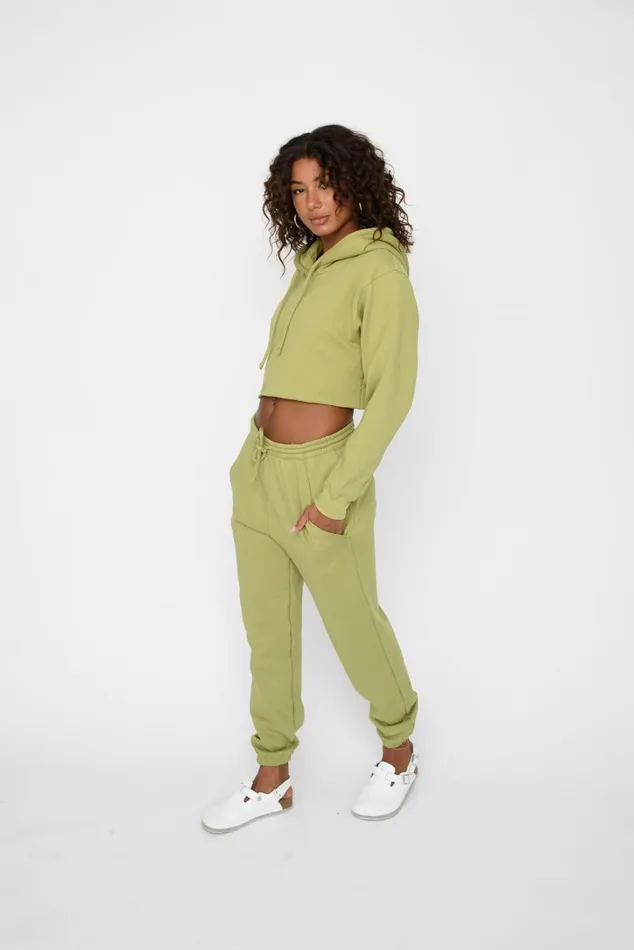 Skatie Sweats Ultralux Ariana Hoodie Matcha 8211 Women