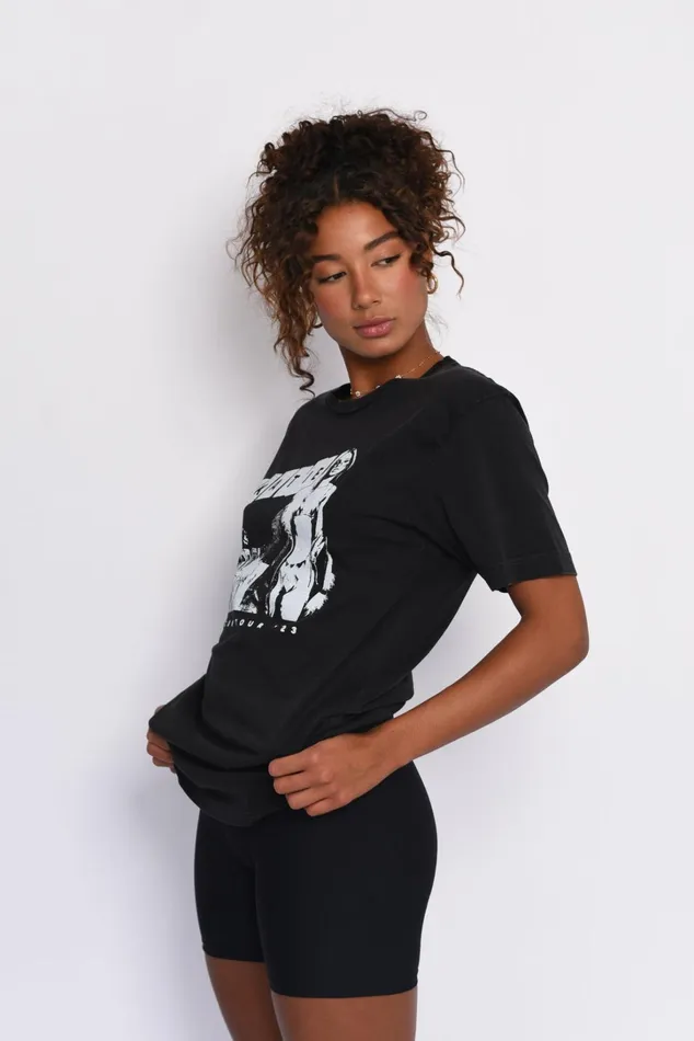 Skatie Tops Band Tee Black 8211 Women