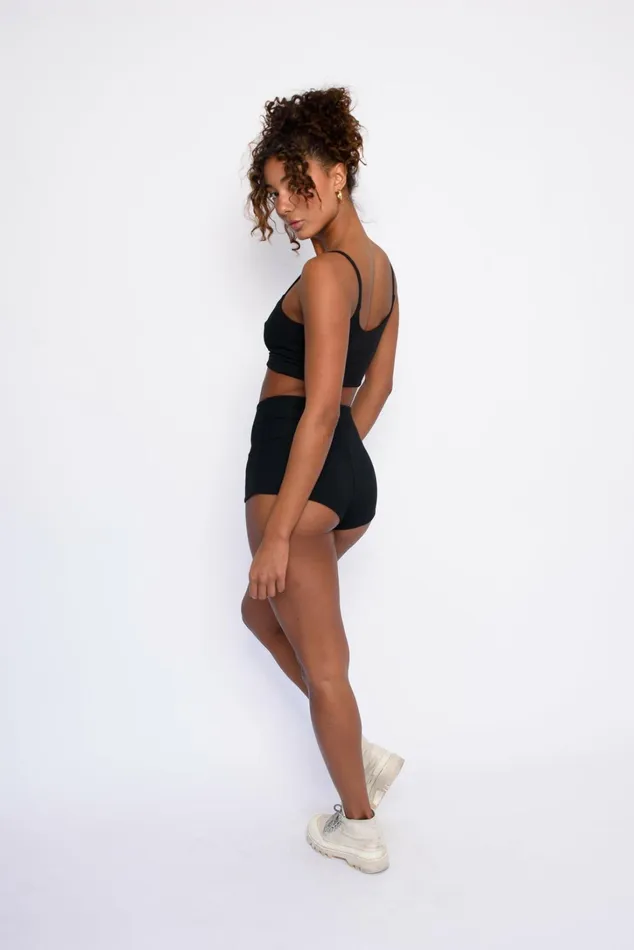 Skatie Tops Basic Tank Jersey Black 8211 Women