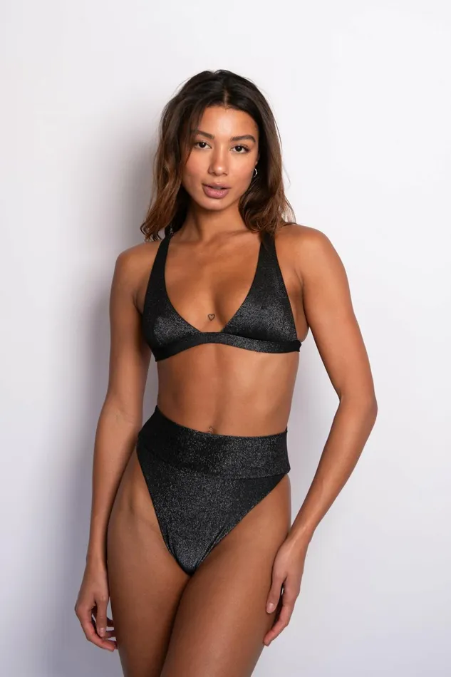 Skatie Tops Calypso Top Black Sparkle 8211 Women