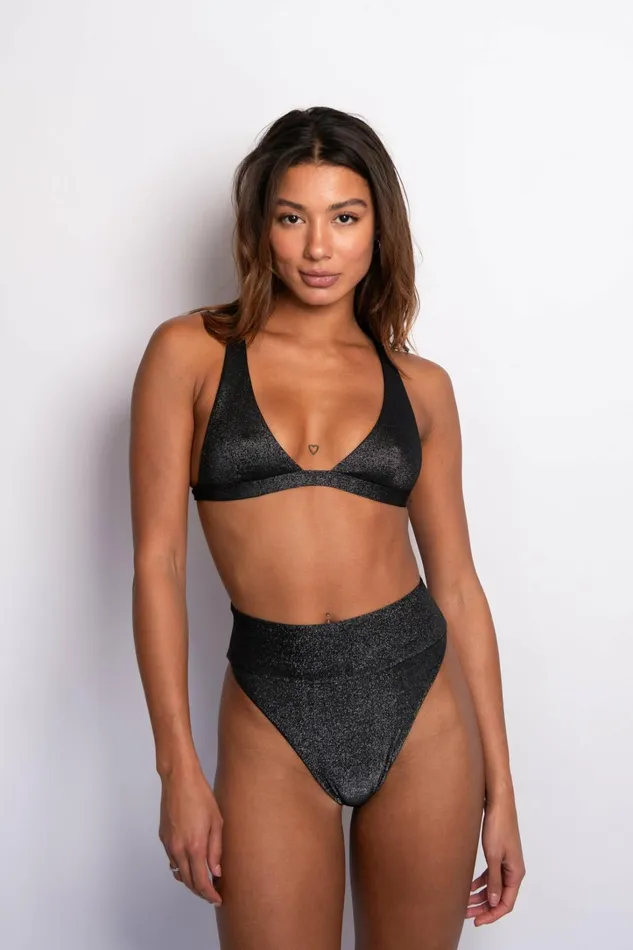 Skatie Tops Calypso Top Black Sparkle 8211 Women