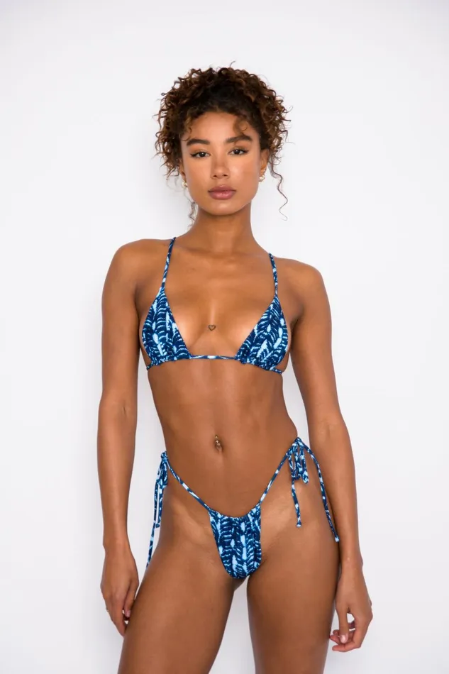 Skatie Tops Ella Bikini Top Azul 8211 Women