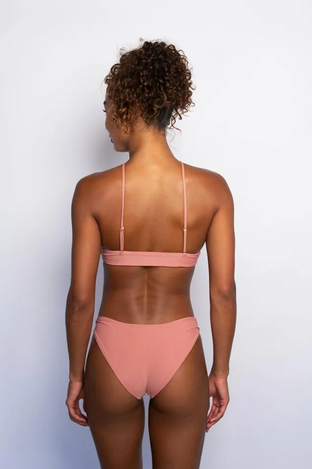 Skatie Tops Jasmine Bikini Top Rosette Classic Ribbed 8211 Women