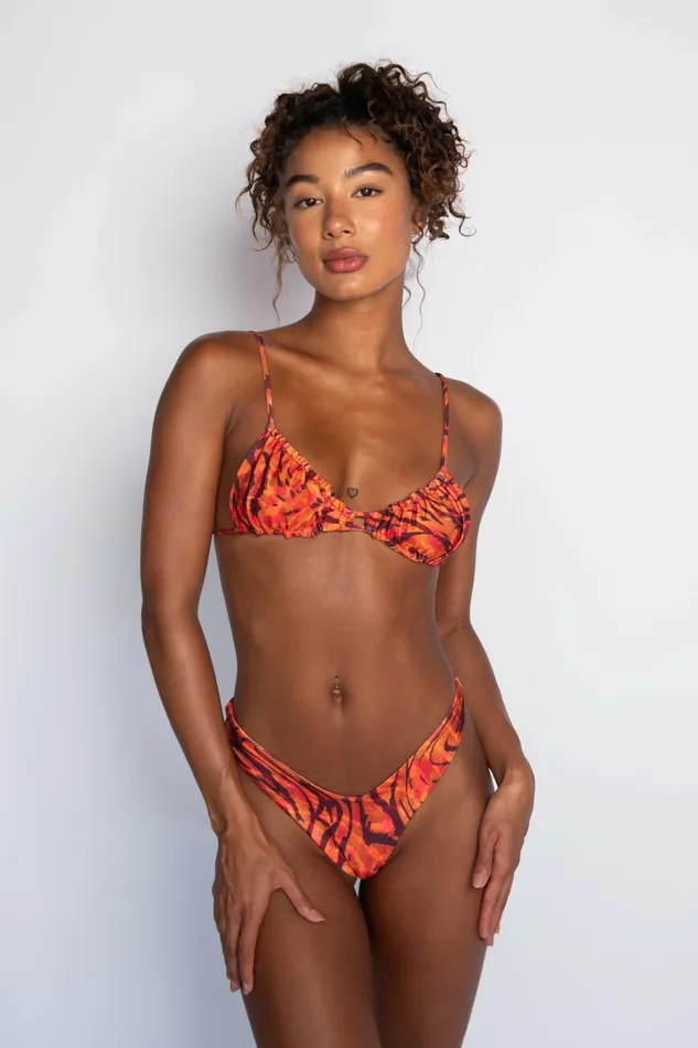 Skatie Tops Kahea Bikini Top Wild 8211 Women