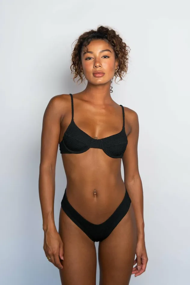 Skatie Tops Kate Bikini Top Onyx 8211 Women