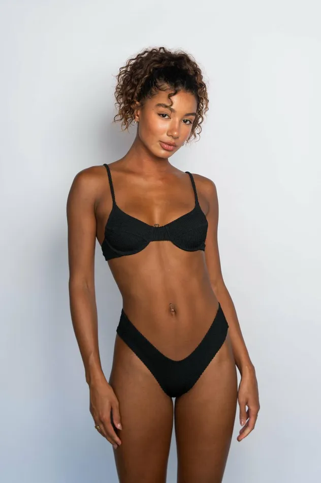 Skatie Tops Kate Bikini Top Onyx 8211 Women