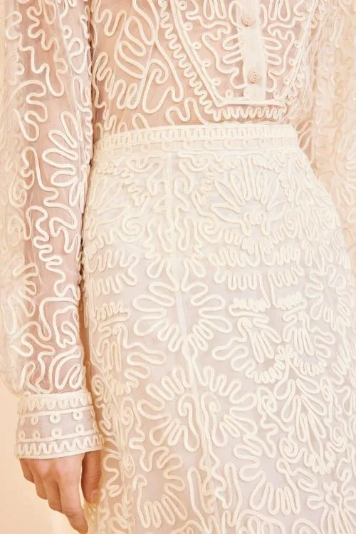 Skirts And Shorts Women Ulla Johnson Katja Skirt Ivory Skirts And Shorts Women Ulla Johnson Katja Skirt Ivory