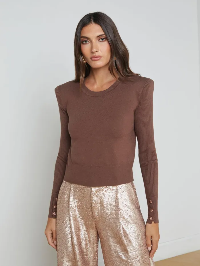Sky Sweater Cocoa Women L039Agence Knitwear