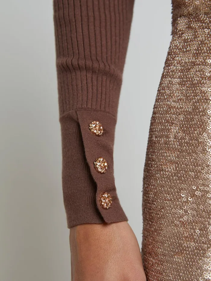 Sky Sweater Cocoa Women L039Agence Knitwear Sky Sweater Cocoa Women L039Agence Knitwear
