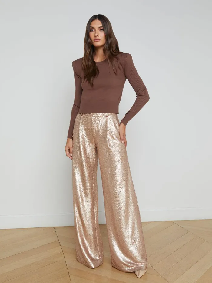 Sky Sweater Cocoa Women L039Agence Knitwear Sky Sweater Cocoa Women L039Agence Knitwear