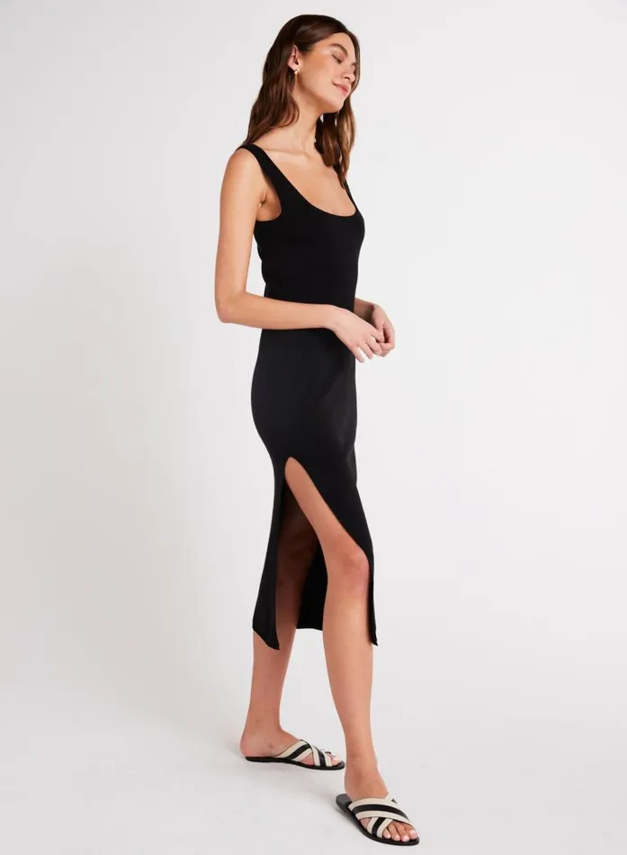 Sleeveless Midi Linen Jersey Dress 8211 Black Women Bella Dahl Midi Dresses Sleeveless Midi Linen Jersey Dress 8211 Black Women Bella Dahl Midi Dresses
