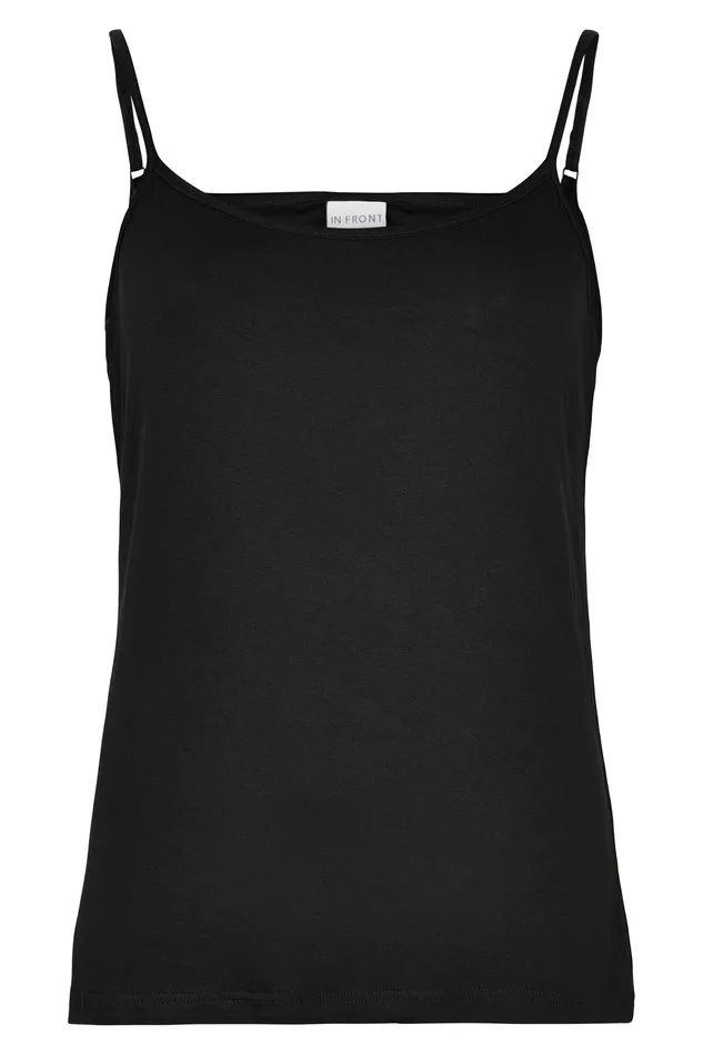 SLIP TOP 15458 999 Black 999 Women IN FRONT TOPS TSHIRTS