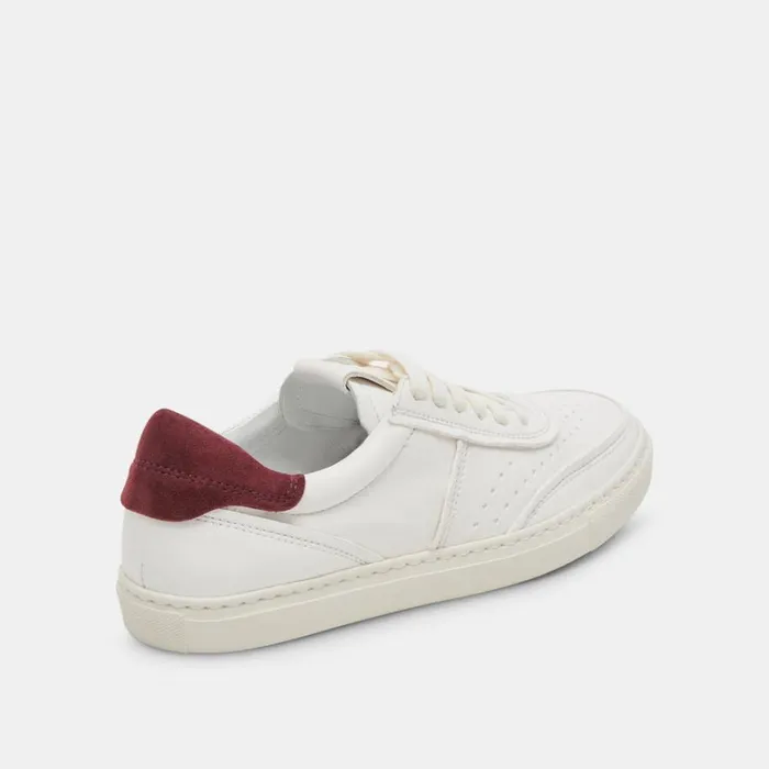Sneakers Women Dolce Vita Boden Sneakers White Maroon Leather