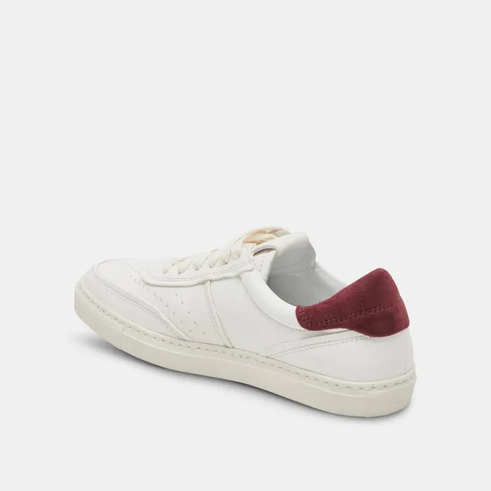 Sneakers Women Dolce Vita Boden Sneakers White Maroon Leather