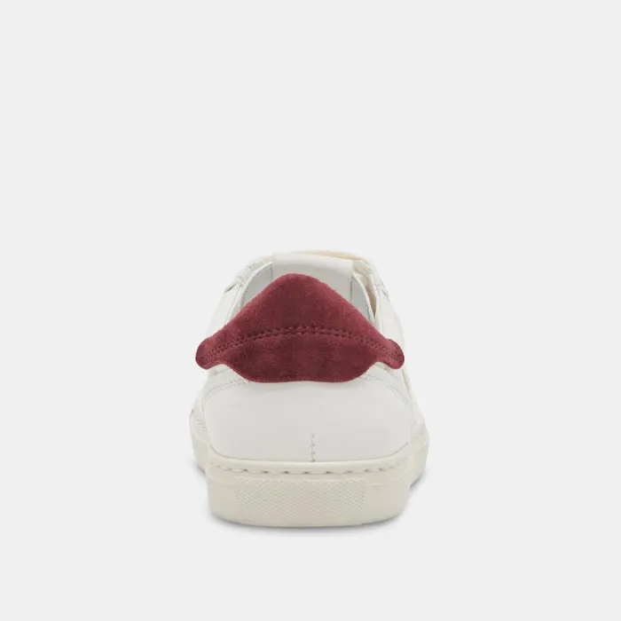 Sneakers Women Dolce Vita Boden Sneakers White Maroon Leather