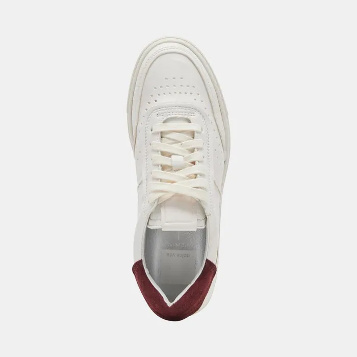 Sneakers Women Dolce Vita Boden Sneakers White Maroon Leather