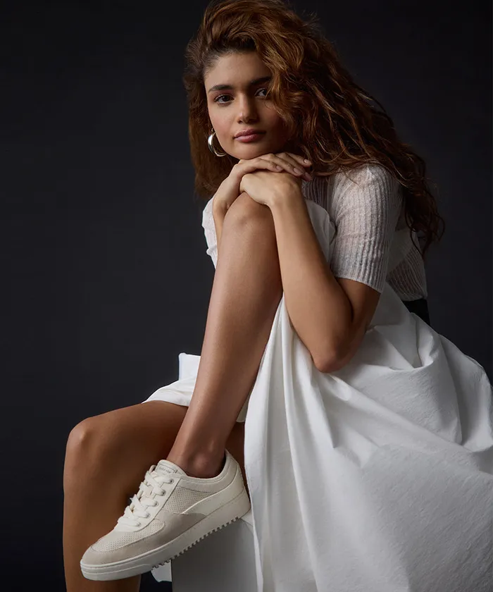 Sneakers Women Dolce Vita Cyril Sneakers Ivory Leather