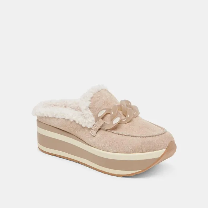 Sneakers Women Dolce Vita Jamey Plush Sneakers Taupe Suede