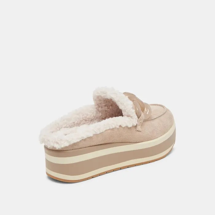 Sneakers Women Dolce Vita Jamey Plush Sneakers Taupe Suede
