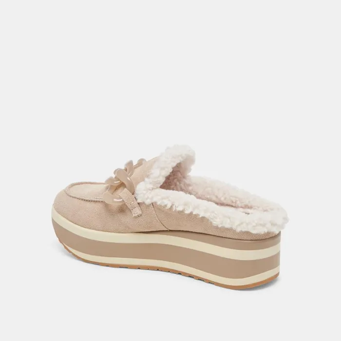 Sneakers Women Dolce Vita Jamey Plush Sneakers Taupe Suede