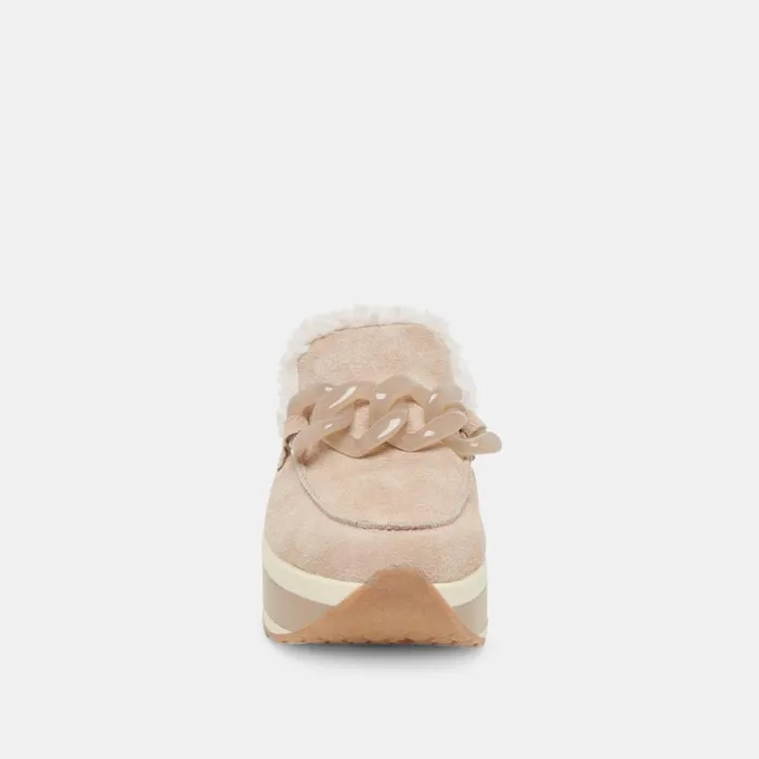 Sneakers Women Dolce Vita Jamey Plush Sneakers Taupe Suede