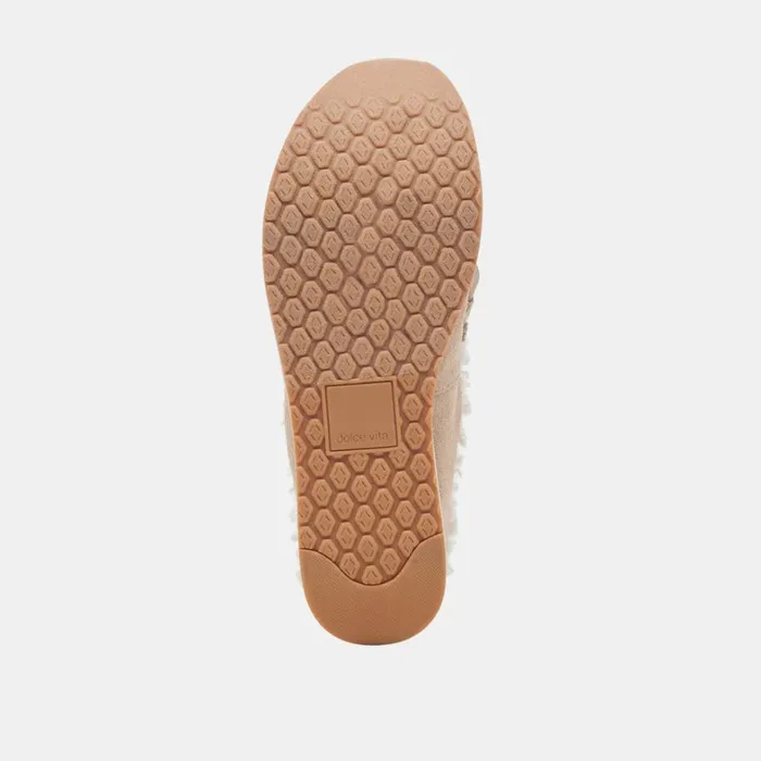 Sneakers Women Dolce Vita Jamey Plush Sneakers Taupe Suede