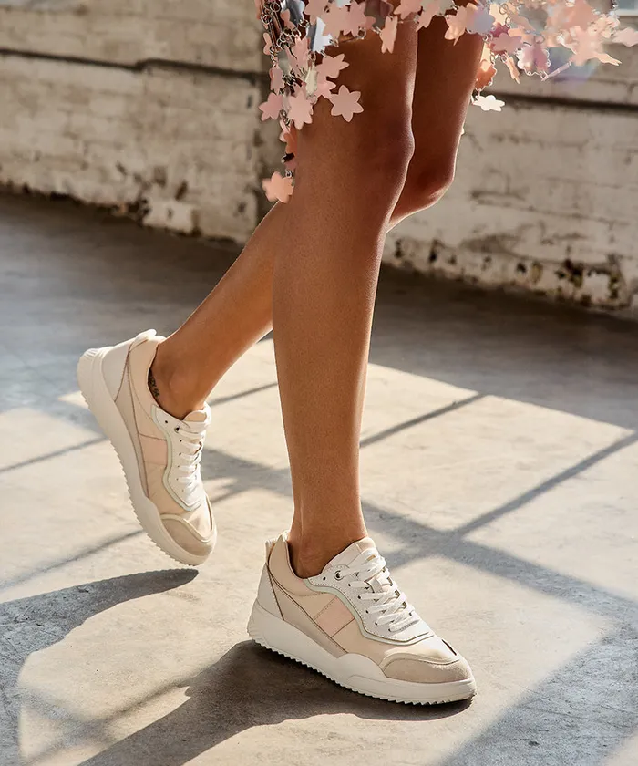 Sneakers Women Dolce Vita Lavine Sneakers Taupe Multi Nylon