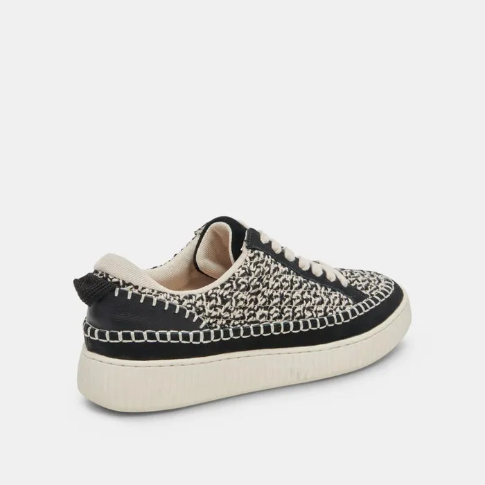 Sneakers Women Dolce Vita Nicona Sneakers White Black Knit