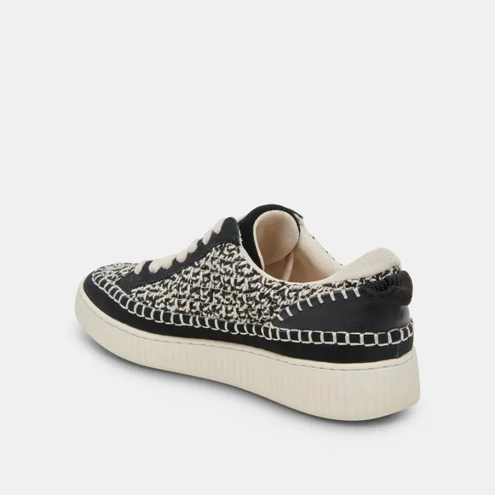 Sneakers Women Dolce Vita Nicona Sneakers White Black Knit