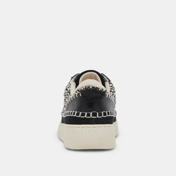 Sneakers Women Dolce Vita Nicona Sneakers White Black Knit