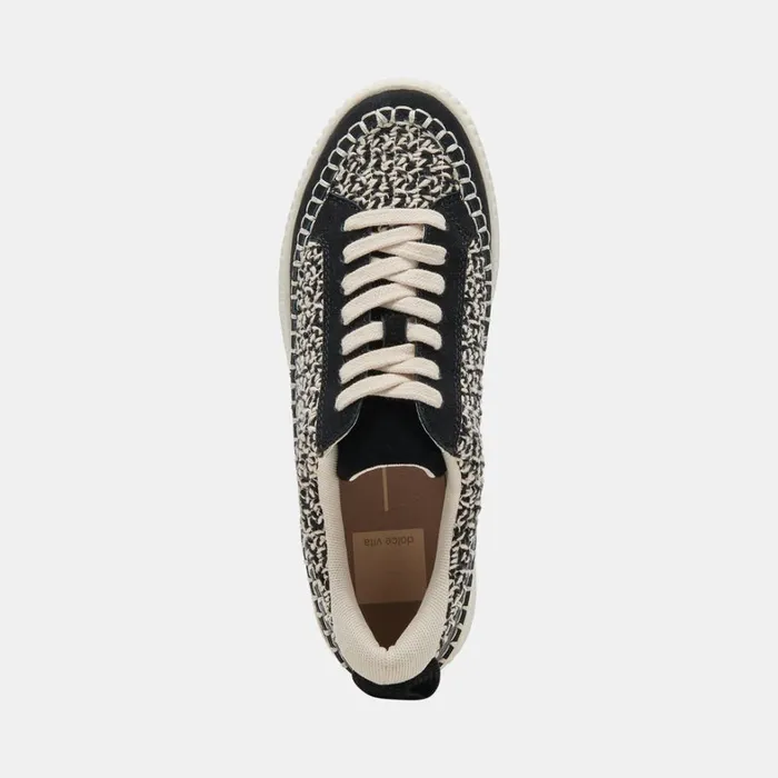 Sneakers Women Dolce Vita Nicona Sneakers White Black Knit