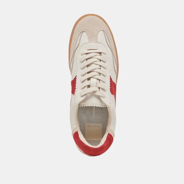 Sneakers Women Dolce Vita Notice Sneakers White Red Leather