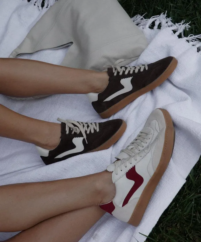 Sneakers Women Dolce Vita Notice Sneakers White Red Leather