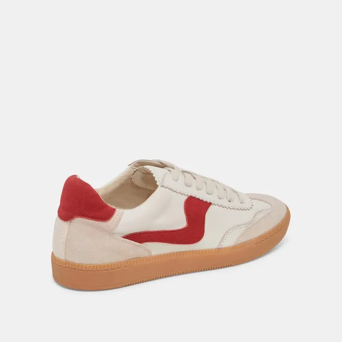 Sneakers Women Dolce Vita Notice Sneakers White Red Leather